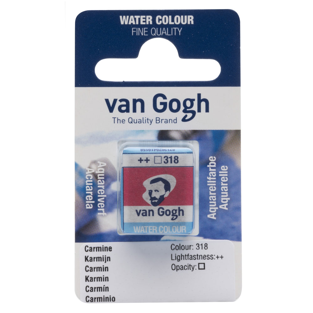 VAN GOGH WATERCOLOUR PAN CARMİNE 318