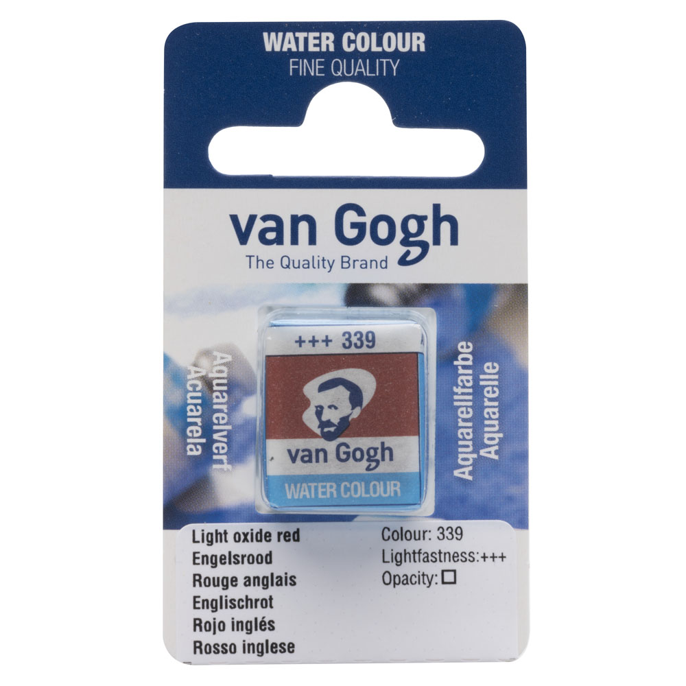 VAN GOGH WATERCOLOUR PAN LİGHT OXİDE RED 339