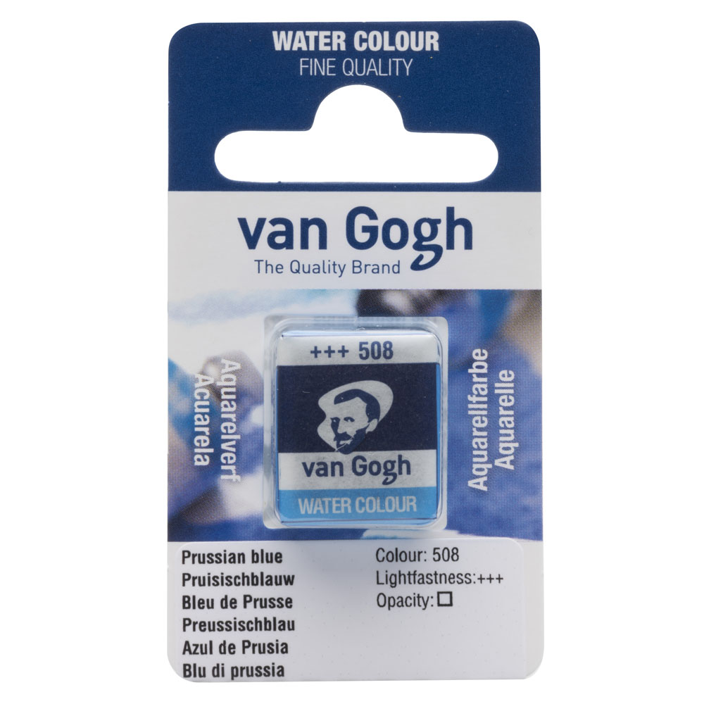 VAN GOGH WATERCOLOUR PAN PRUSSİAN BLUE 508