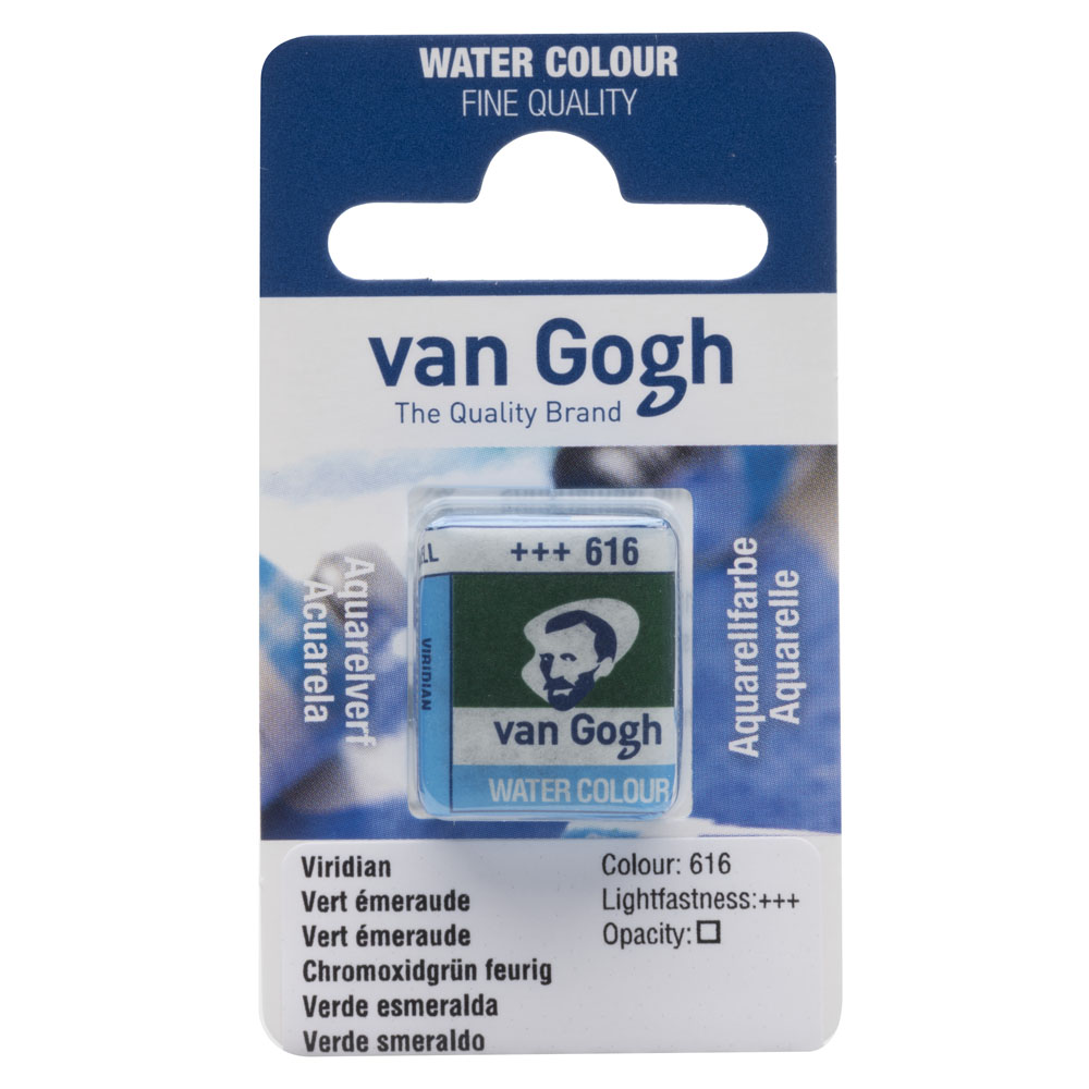 VAN GOGH WATERCOLOUR PAN VİRİDİAN 616