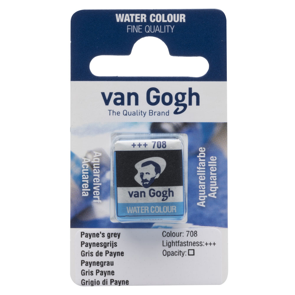 VAN GOGH WATERCOLOUR PAN PAYNE S GREY 708