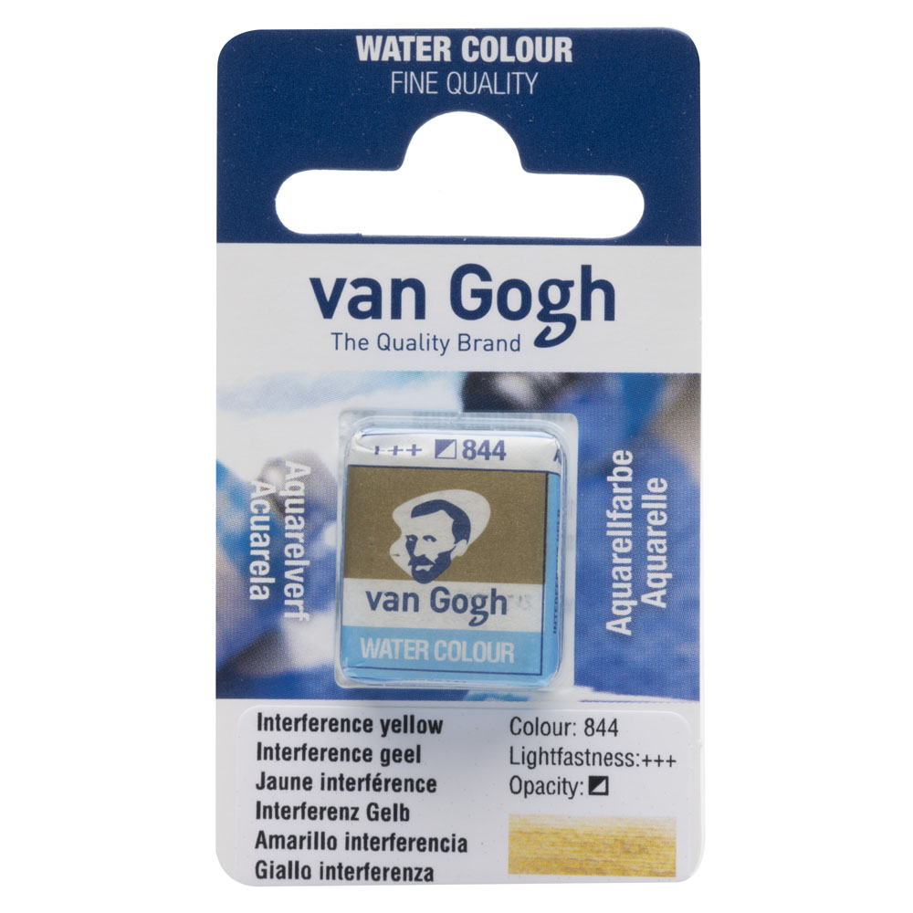 VAN GOGH WATERCOLOUR PAN INTERFERENCE YELLOW 844