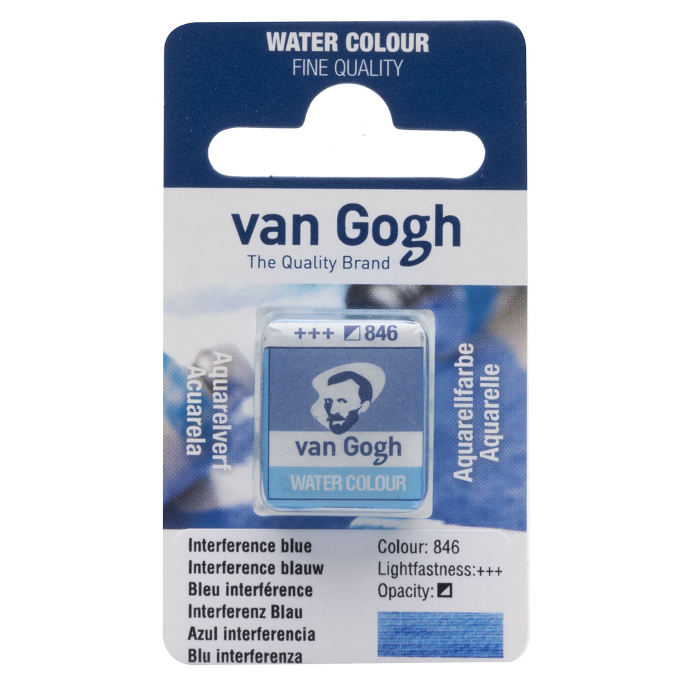 VAN GOGH WATERCOLOUR PAN INTERFERENCE BLUE 846