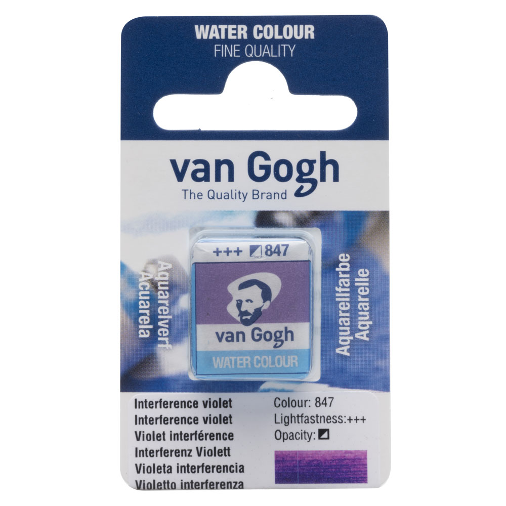 VAN GOGH WATERCOLOUR PAN INTERFERENCE VİOLET 847