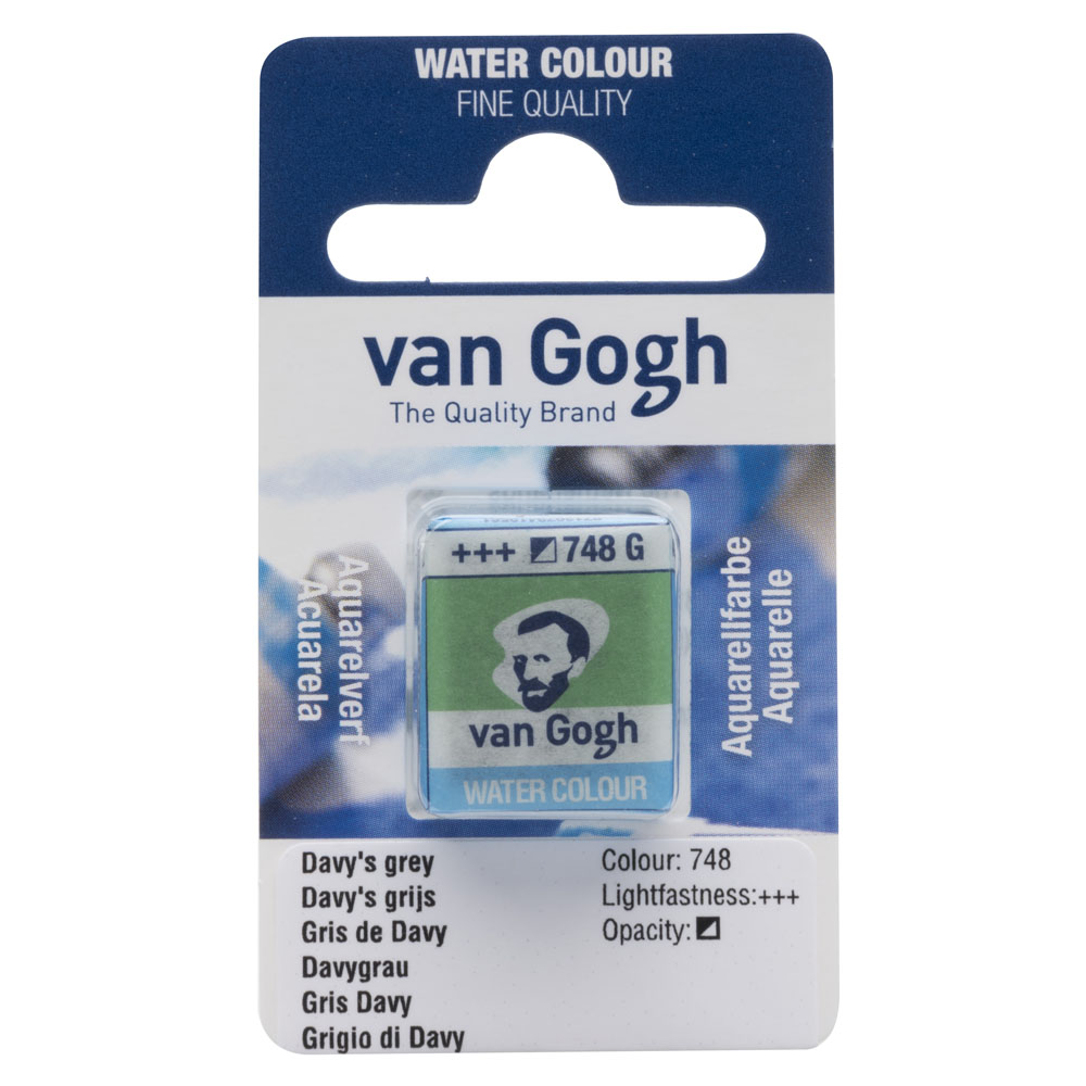 VAN GOGH WATERCOLOUR PAN DAVY S GREY 748