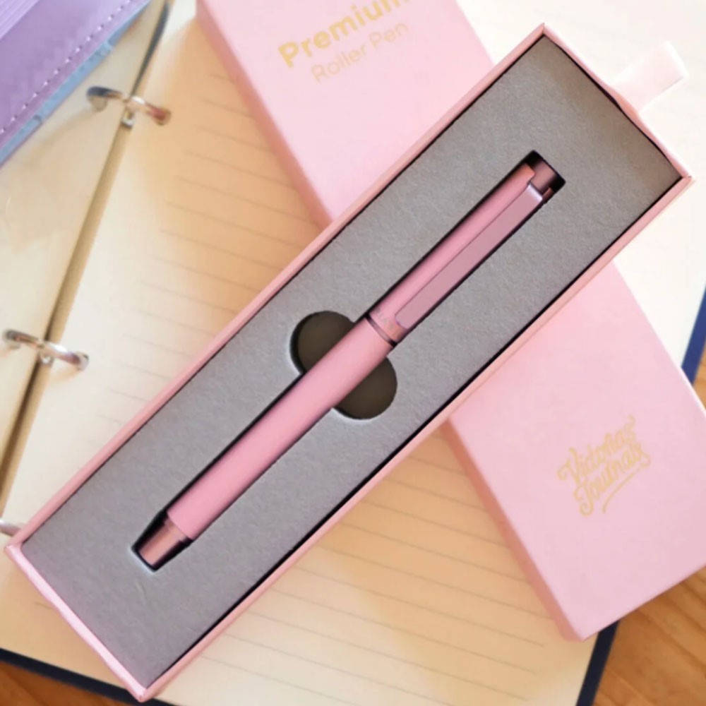 PREMİUM ROLLER KALEM KUTULU-PEMBE