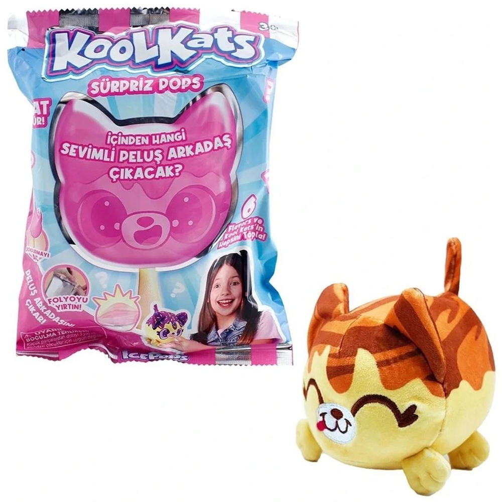 NECO OYUNCAK ICEPOPS KOOLKATS 12LI DİSPLAY SÜRPRİZ PELUŞ POPS 2411001
