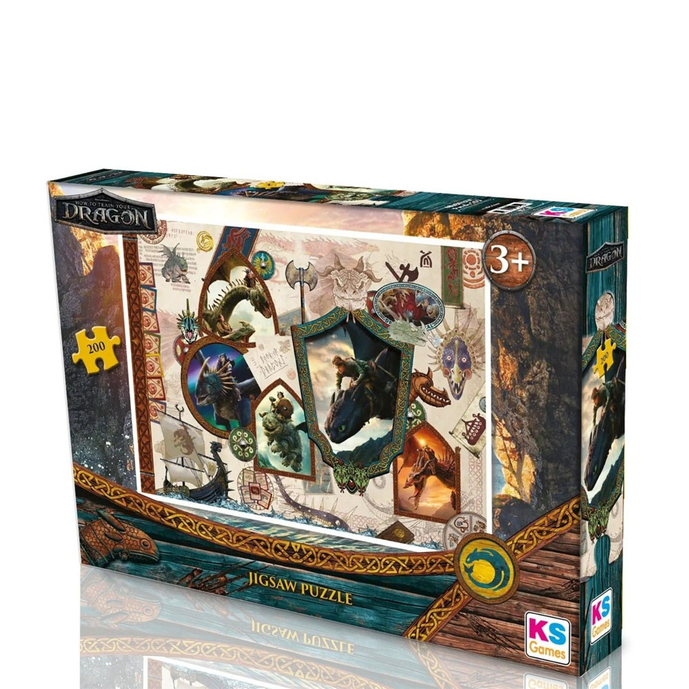 KS GAMES Ks Games Puzzle 200 Parça How To Train Your Dragon Hd 113