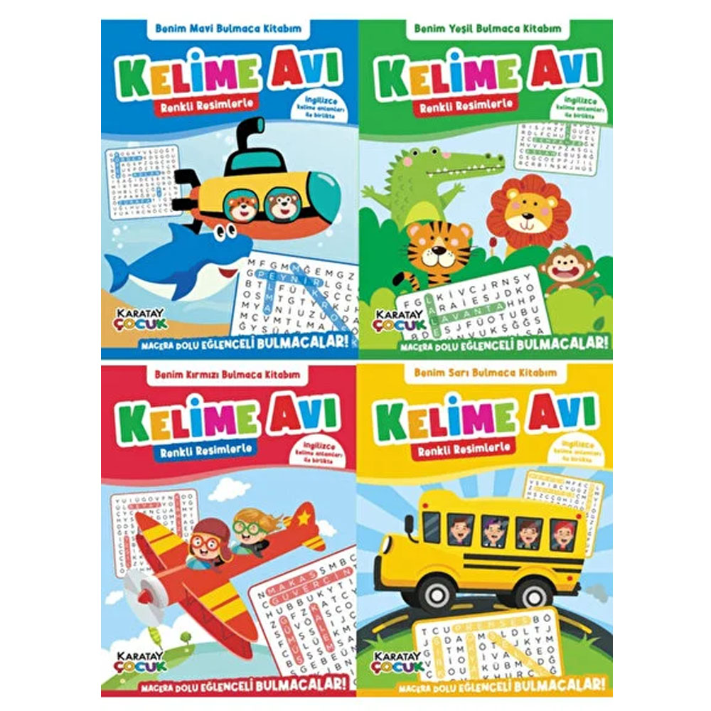 4E KELİME AVI- BULMACALAR/4 KİTAP