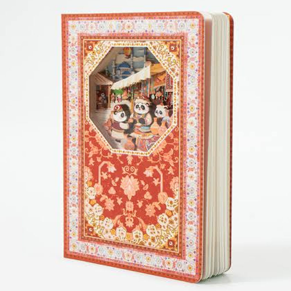 3D ETNİK DESEN TEMALI DEFTER