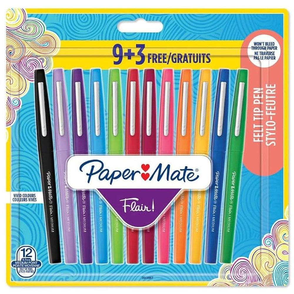 Paper Mate Flair Fiber Uçlu Kalem M Uç 12Li Bls Pm-2217772