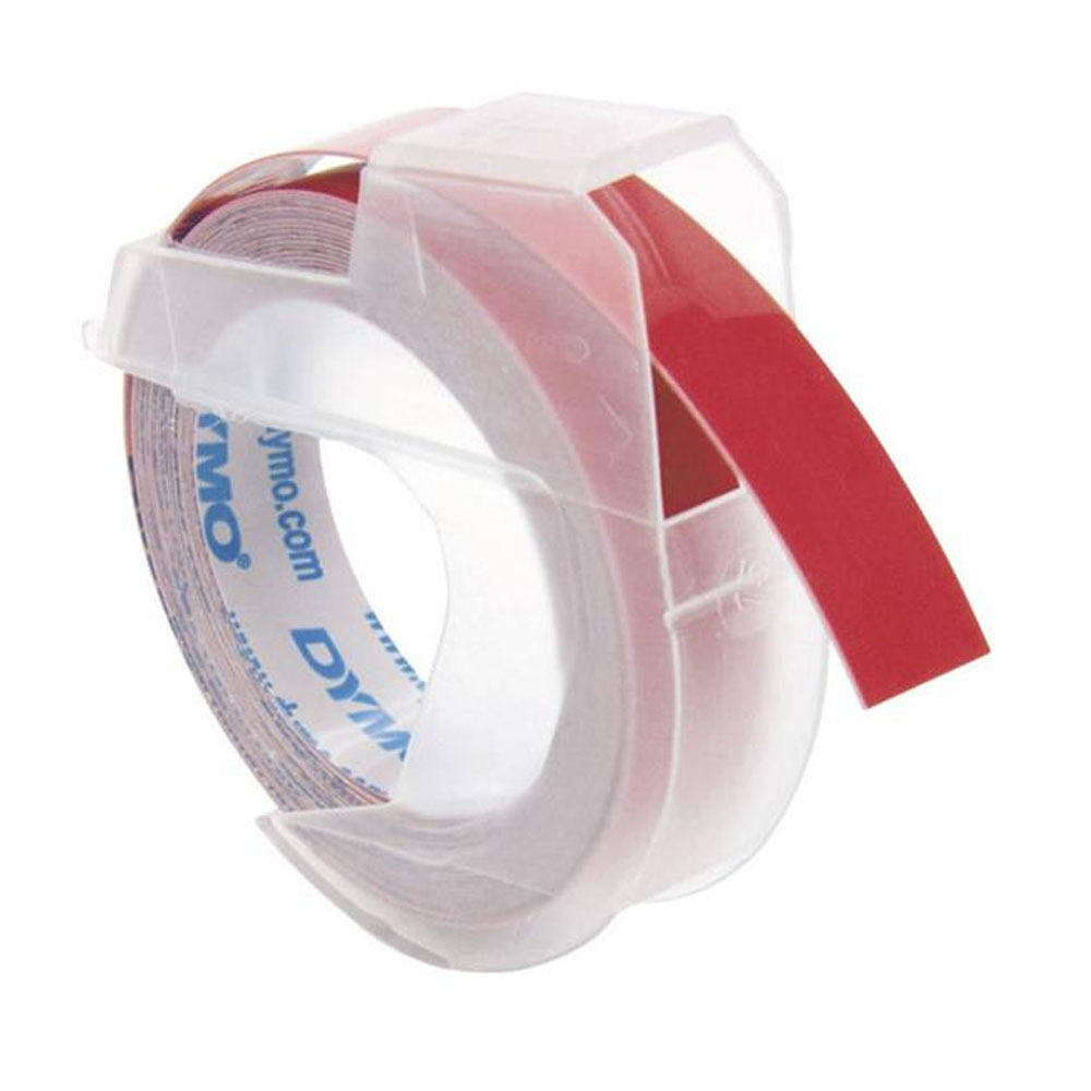 DYMO KABARTMA ŞERİT, 9 MMX3 MT, KIRMIZI **