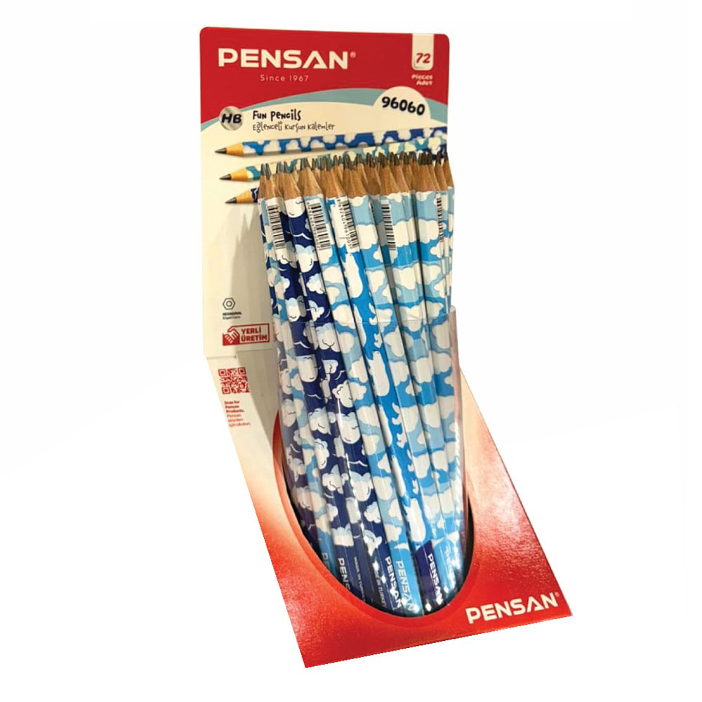 Pensan Bulut Flimli Kurşun Kalem-Yeni Ürün Pe96060/72 - 72'li Paket