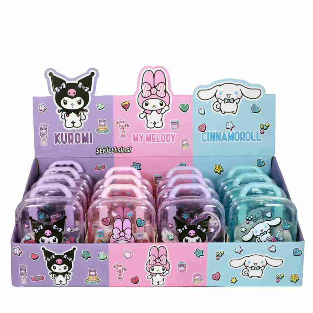 KUROMİ SİLGİ MY MELODY CİNNAMOROLL MİNİ ÇEK ÇEK 710359