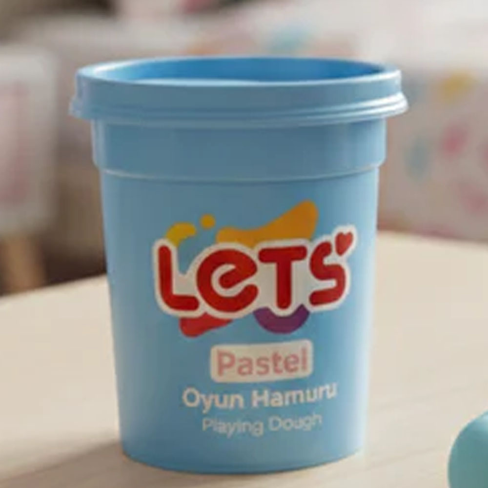 LETS OYUN HAMURU TEK RENK PASTEL MAVİ 110 G