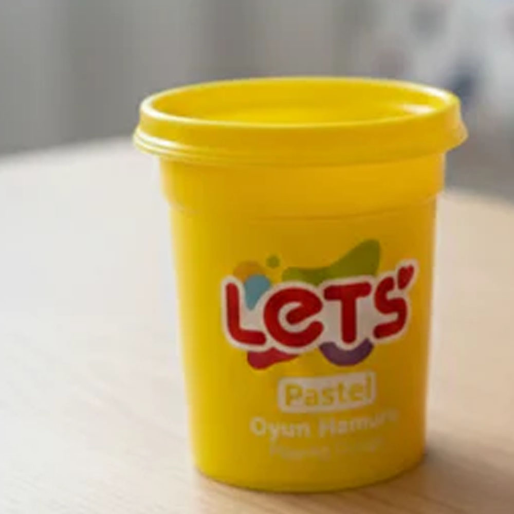 LETS OYUN HAMURU TEK RENK PASTEL SARI110 G