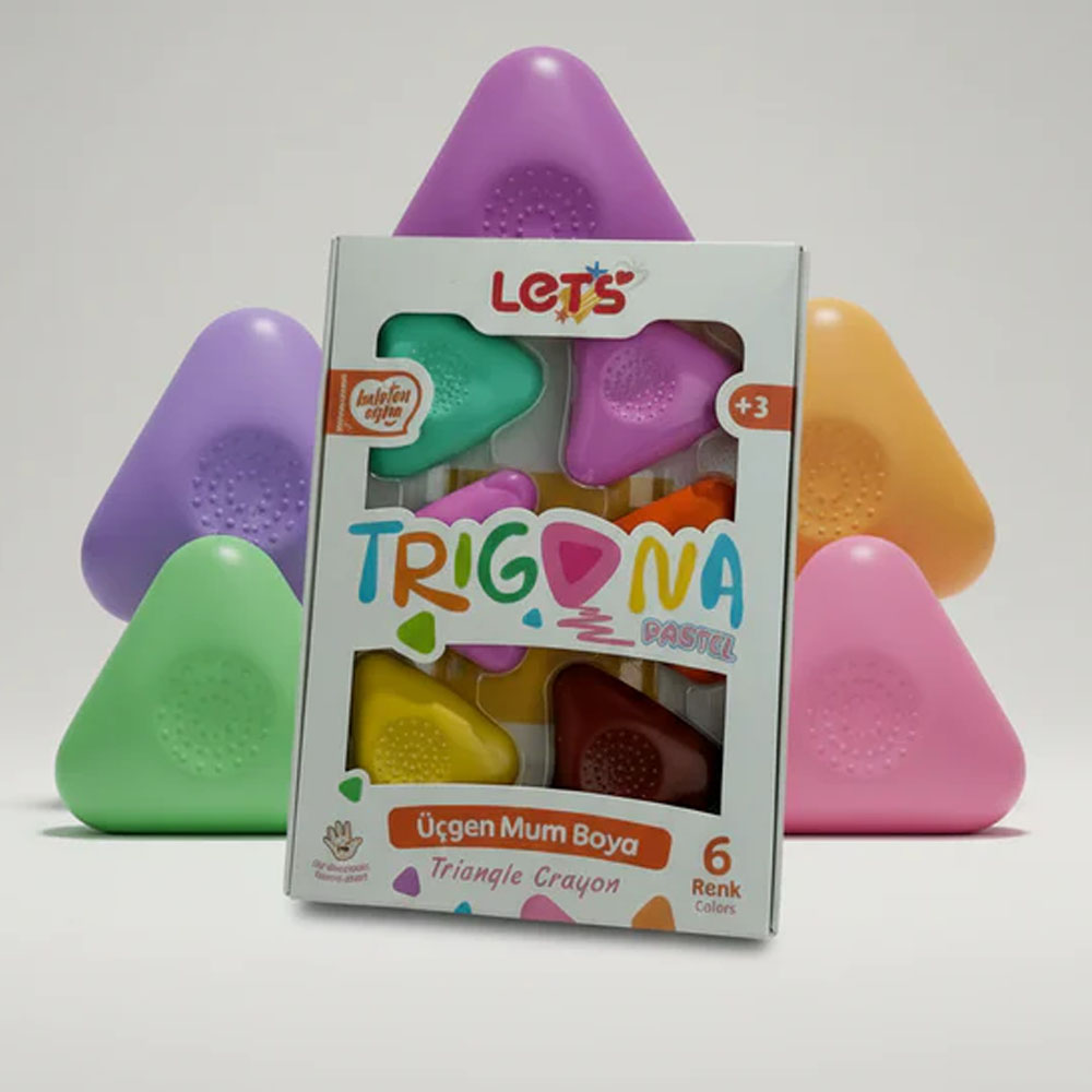 LETS MUM BOYA 6 PASTEL RENKLER TRİGONA L03001