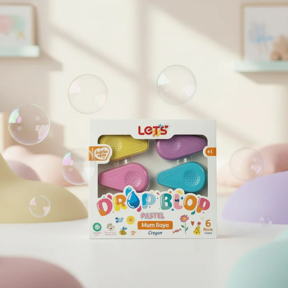 LETS MUM BOYA 6 PASTEL RENKLER DROPBLOP L03002