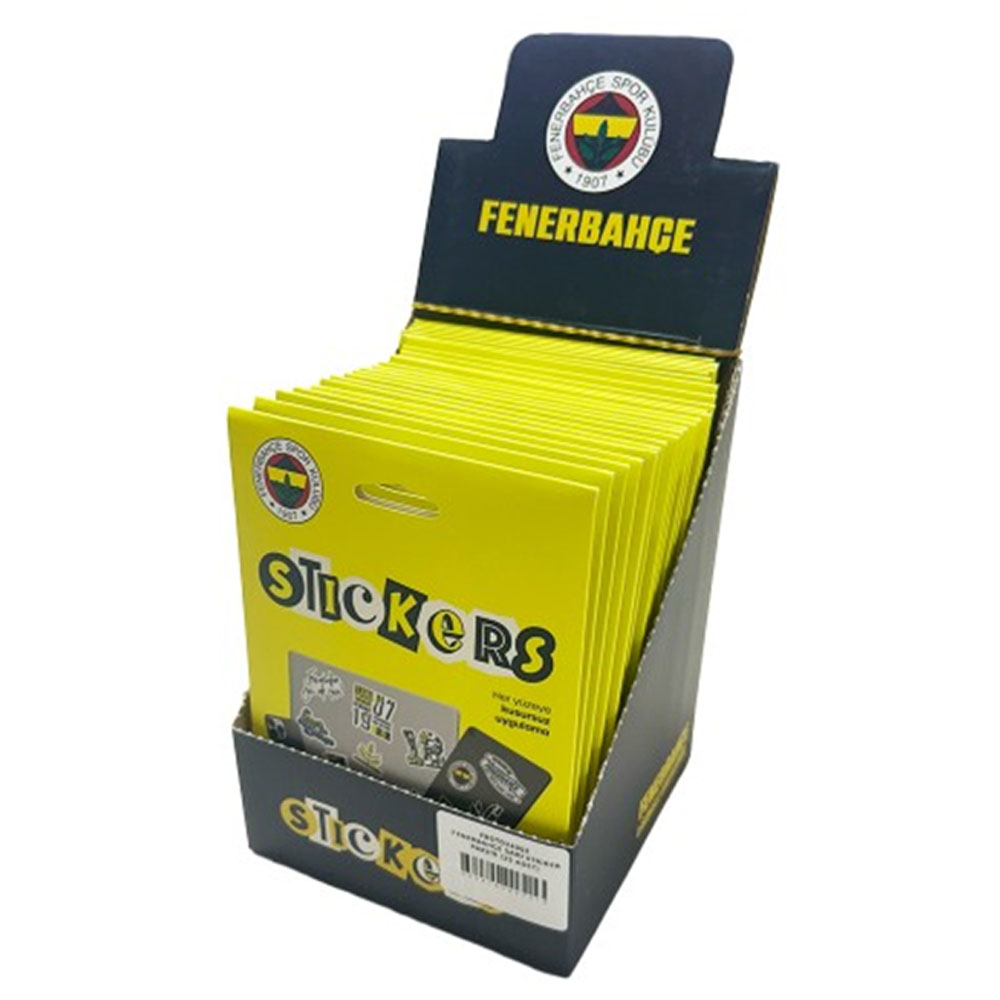 FENERBAHÇE SARI STİCKER PAKETİ (25 ADET)