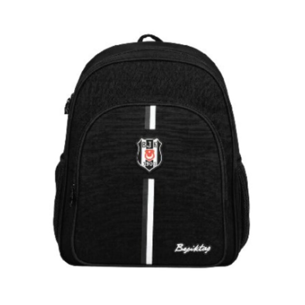 BEŞİKTAŞ ANAOKULU ÇANTASI EMPRİME BASKI DETAYLI KANVAS 26380