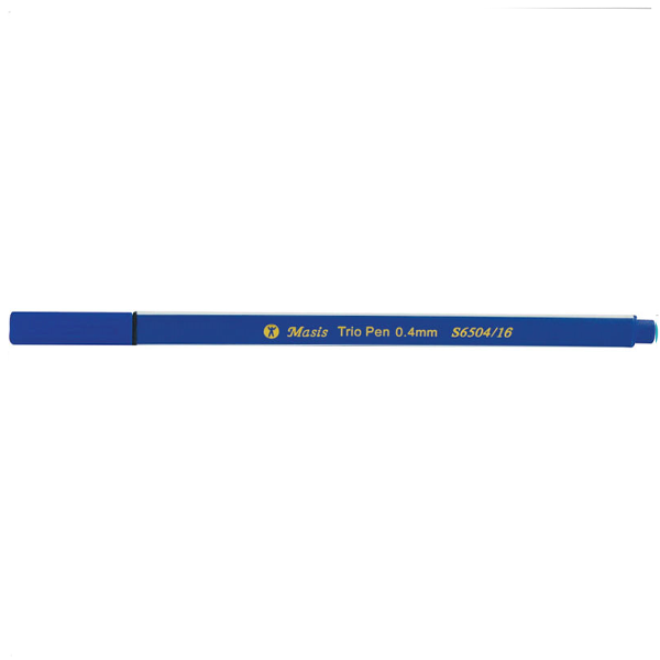 Masis Trio Pen 0.4 Mm Koyu Mavi S6504-16 - 10'lu Paket