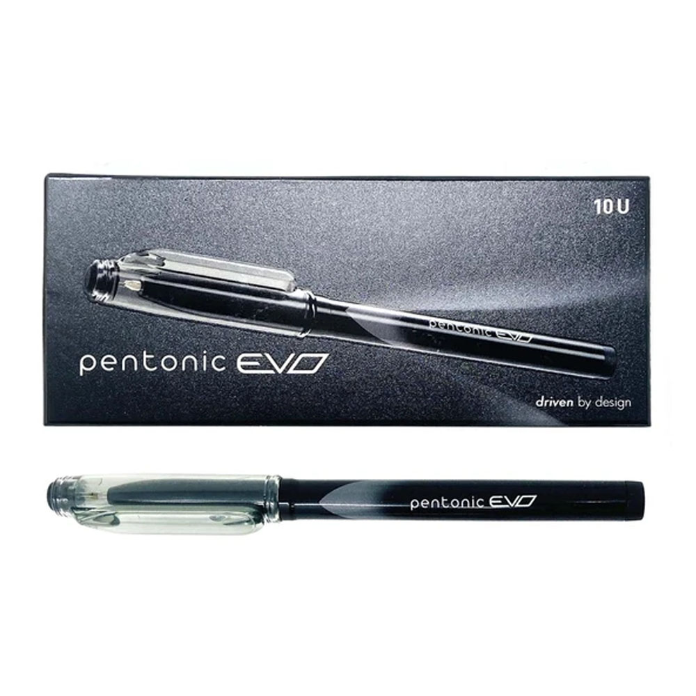 PENTONİC 10 LU EVO 1 MM ROLLER SİYAH KALEM 153.09.1286