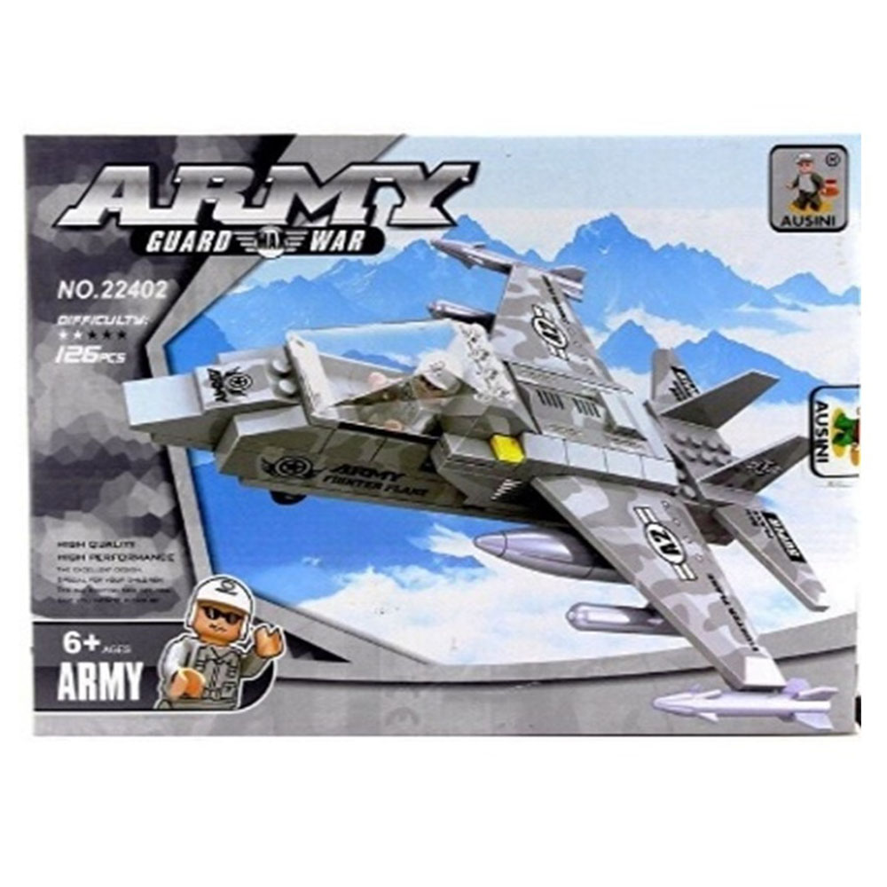 ASYA AUSİNİ ASKERİ UÇAK SET 126 PARÇA BIG22402