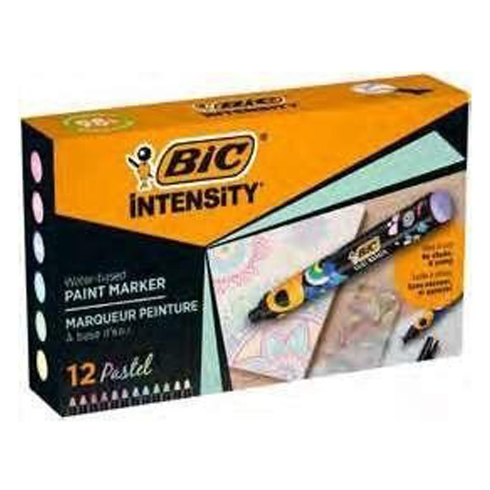 BİC INTENSİTY PAİNT MARKER 12 Lİ KARIŞIK PASTEL