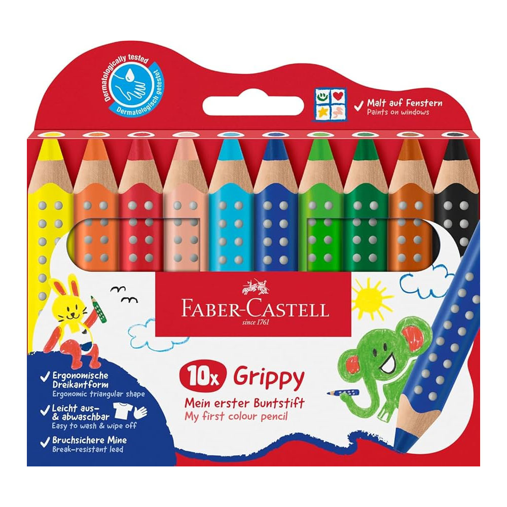 Faber-Castell Boya Kalemi Grippy 10X 5171110625000