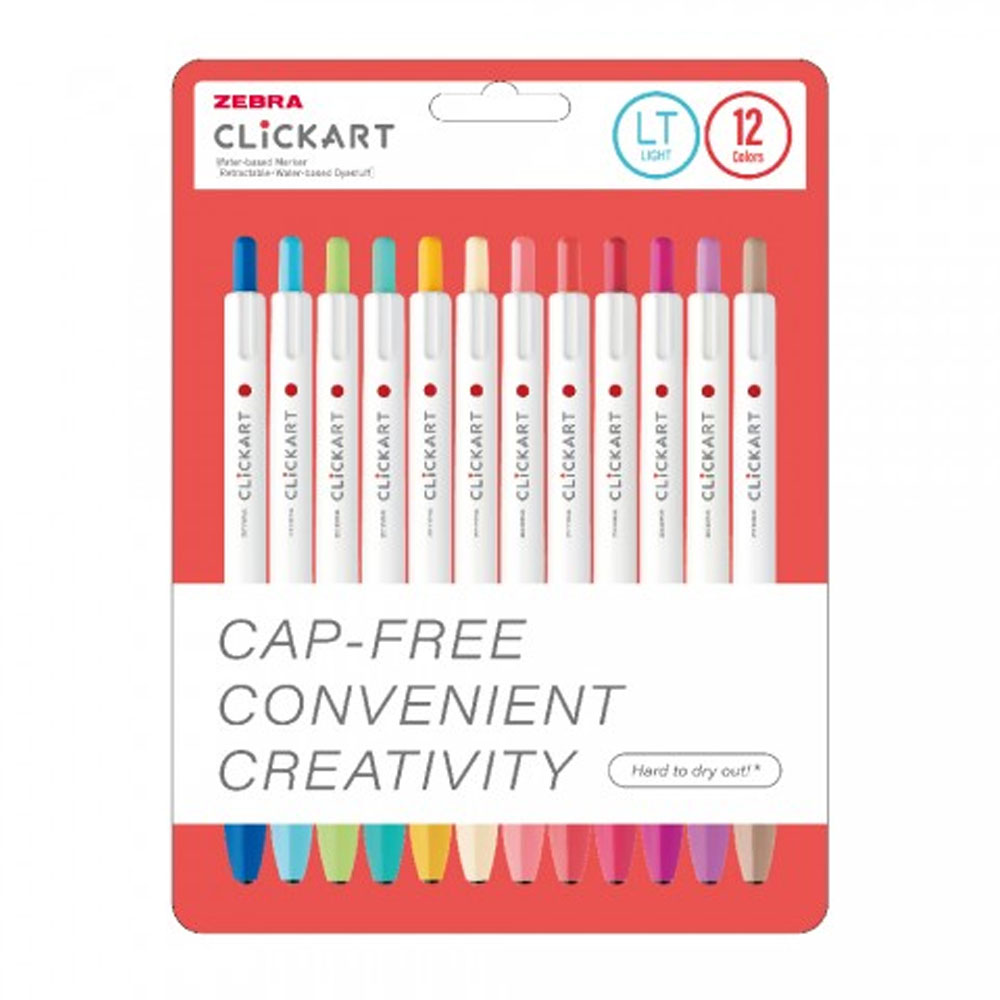 ZEBRA CLİCKART MARKET PEN LT 12 LI SET