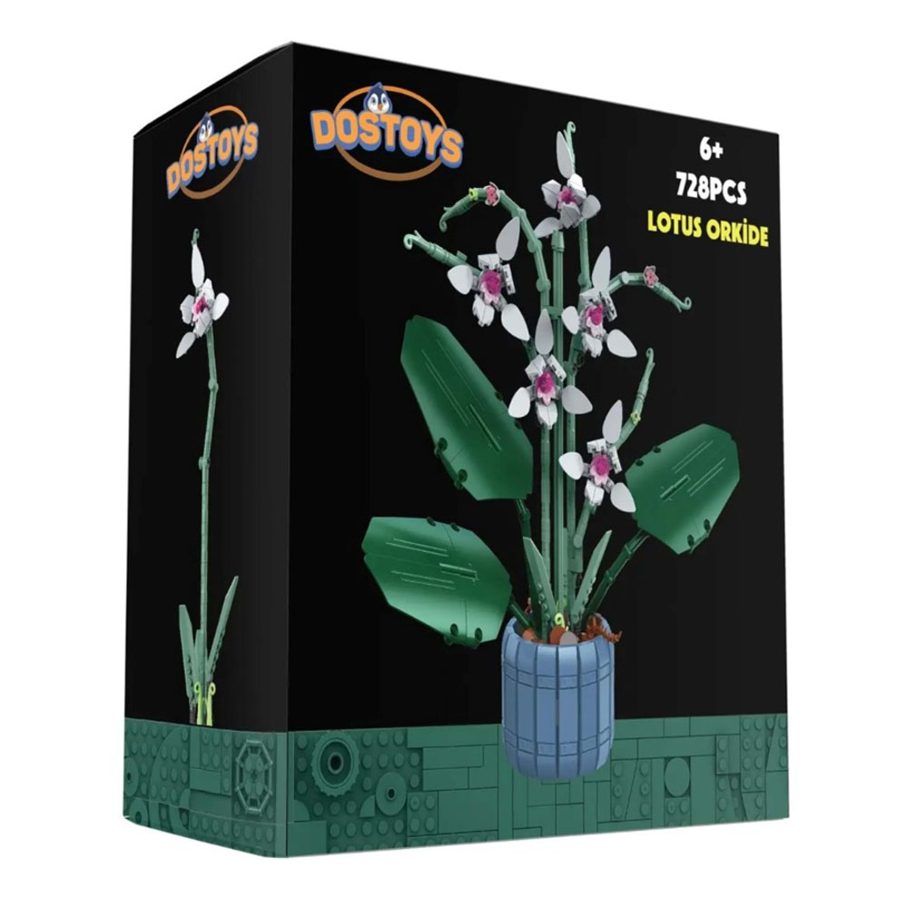Oceanfour Blok Oyuncak 06289-101-1 Lotus Orkide Çiçek Lego