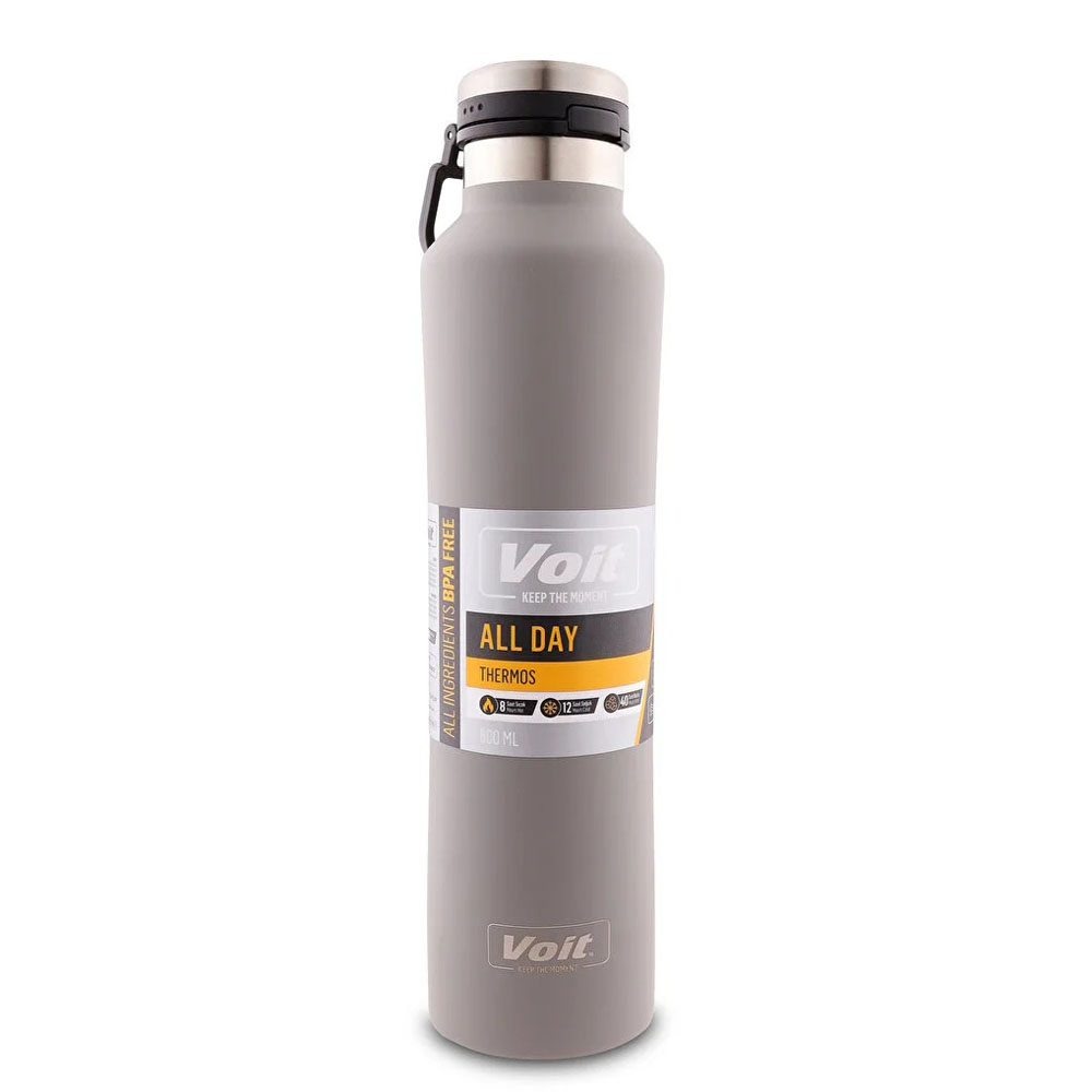 VOİT MATARA ALL DAY THERMOS/GRİ/800ML 1VTAKTM35080/013-800ML