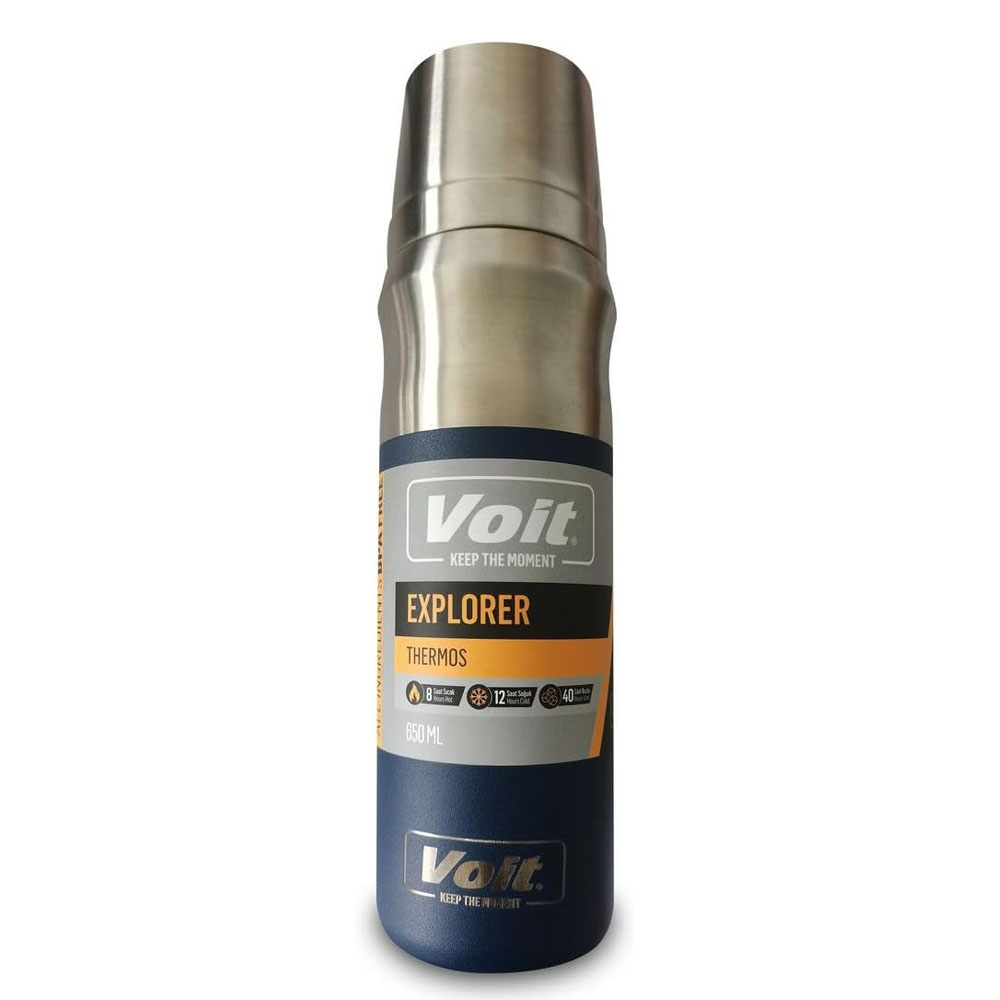 VOİT MATARA EXPLORER THERMOS 650 ML/MAVİ/650ML 1VTAKTM40065/034-650ML