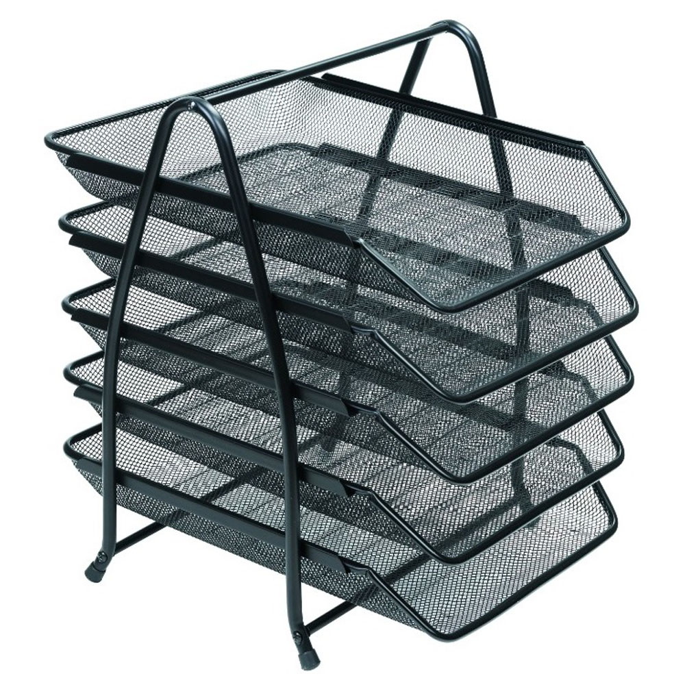 Bafix Evrak Rafı Metal Perforeli 5 Li Gri Bfx-Mer9207S