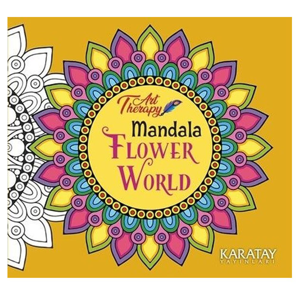 4E MANDALA-ART THERAPY-FLOWER WORLD
