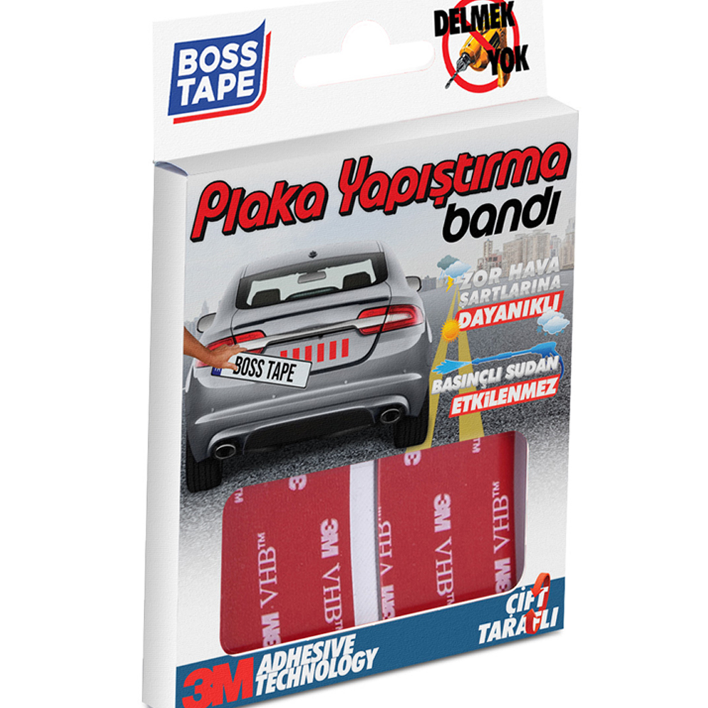 BOSS TAPE PLAKA MONTAJ BANDI BT-09001