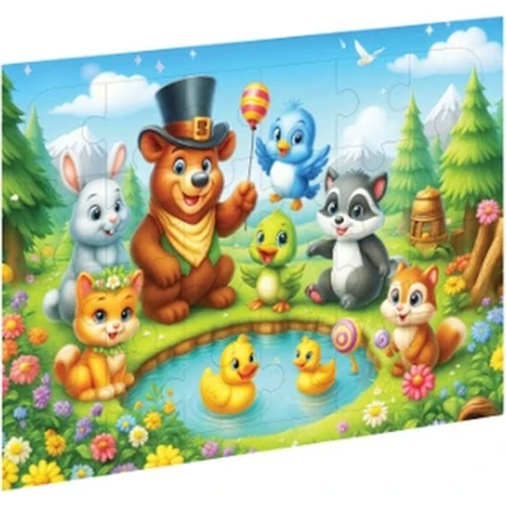 CA GAMES PUZZLE SEVİMLİ HAYVANLAR AHŞAP CAAHS-3508