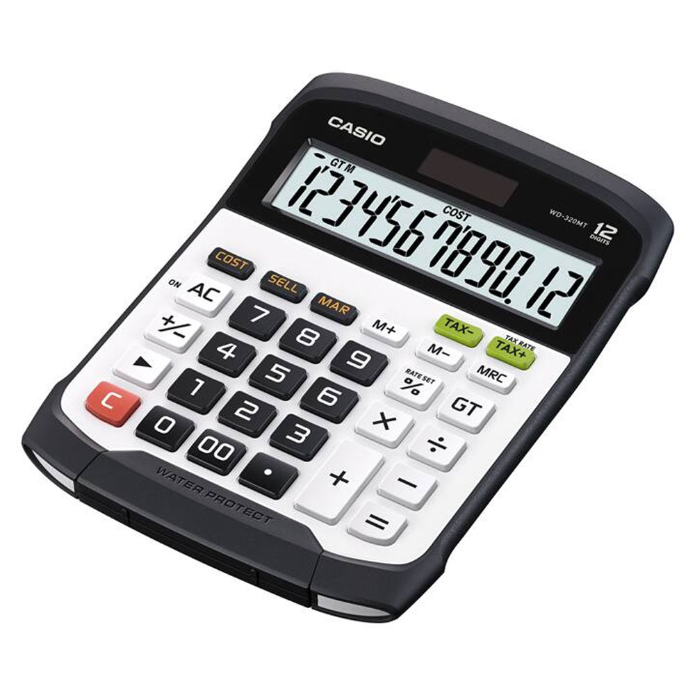 Casıo Hesap Makinesi 12 Hane Wd-320Mt Masaüstü