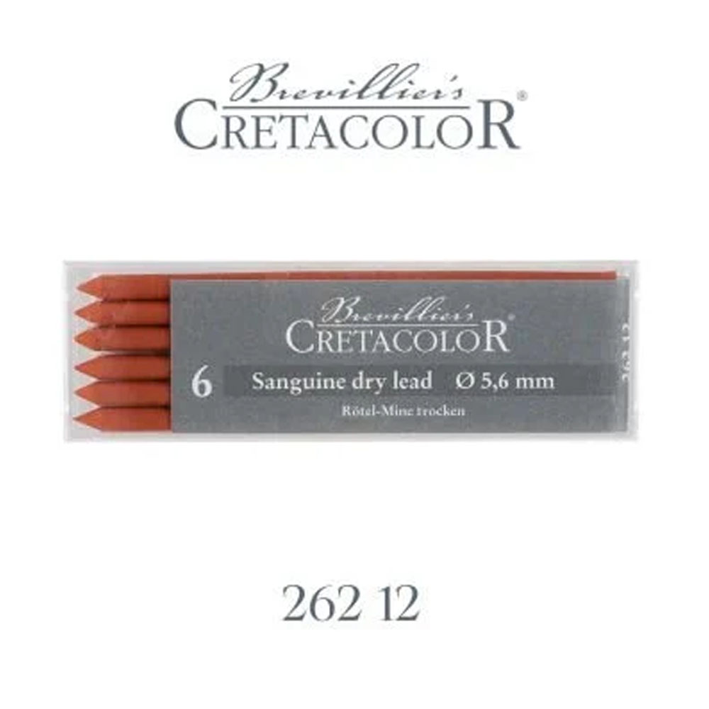 CRETACOLOR SANGUİNE DRY MEDİUM PORTMİN UÇ 5,6MM 6LI 26212
