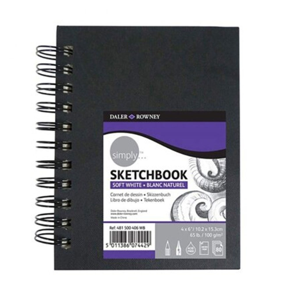 DALER ROWNEY SİMPLY WİREBOUND SKETCH BOOK 4X6 481500406
