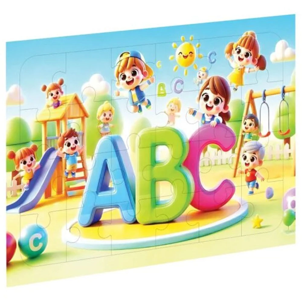CA GAMES PUZZLE EĞLENCELİ HARFLER AHŞAP CAAHS-3501
