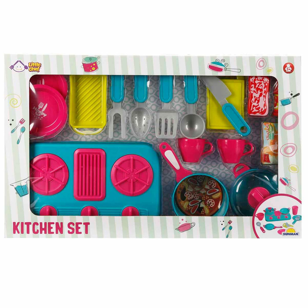 SUNMAN LİTTLE CHEF OCAKLI MUTFAK SETİ 6923-3