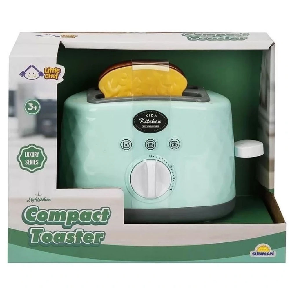 SUNMAN LİTTLE CHEF SESLİ IŞIKLI EV ALETİ EKMEK KIZARTMA MAKİNESİ 998-7