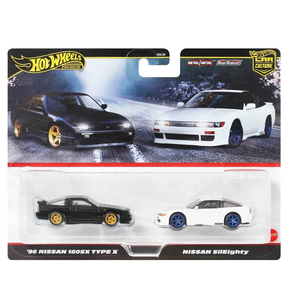 Hot Wheels Nissan 180 Sx & Sileighty Mtl-jbk96
