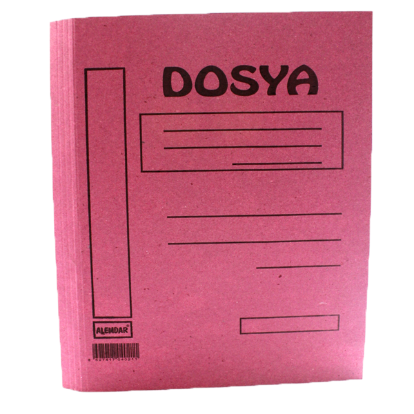 Alemdar Tam Kapak Dosya Pembe - 50'li Paket