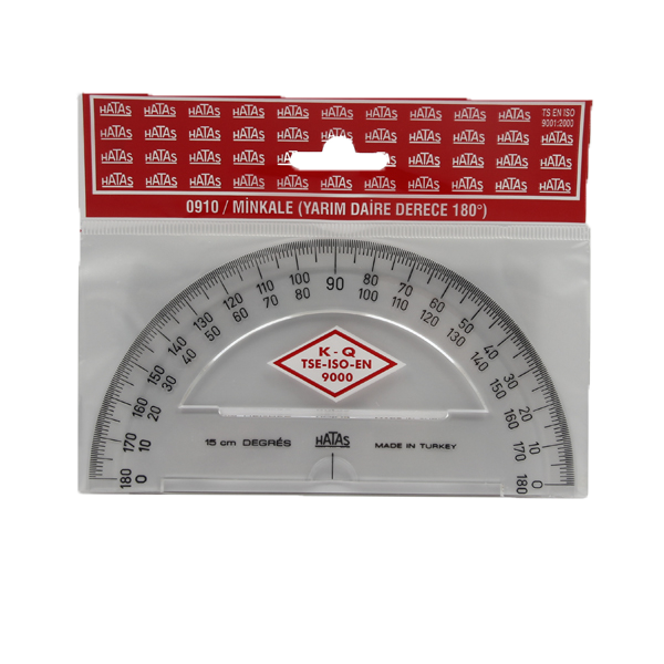 Hatas Minkale Plastik 180 Derece 15 Cm 0910 - 20'li Paket