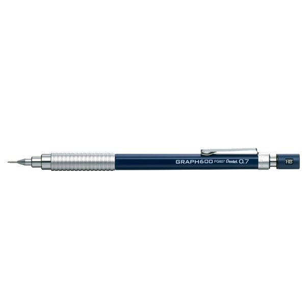 PENTEL ÇİZİM KALEMİ GRAPH 600 0.7 MM NAVY PG607-C