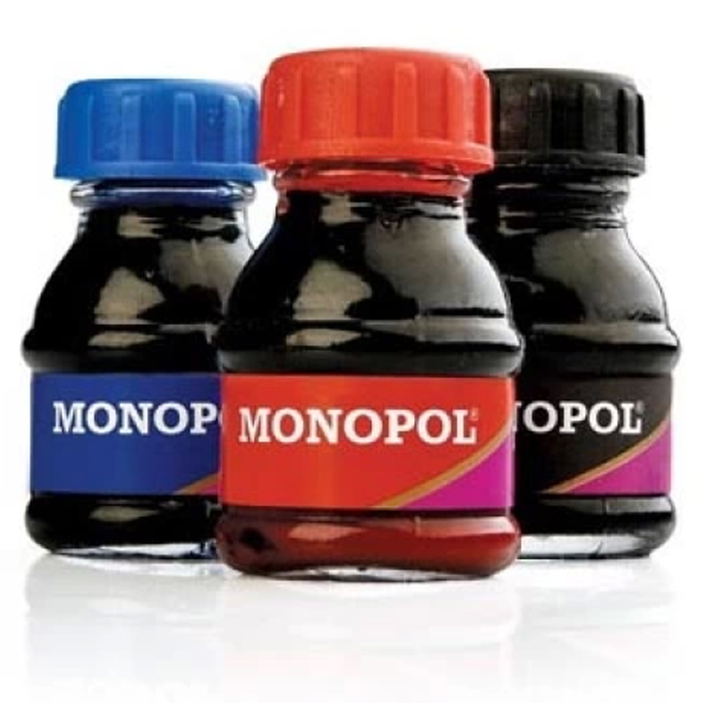 MONOPOL ÇİNİ MÜREKKEBİ CAM ŞİŞEDE MAVİ 1103