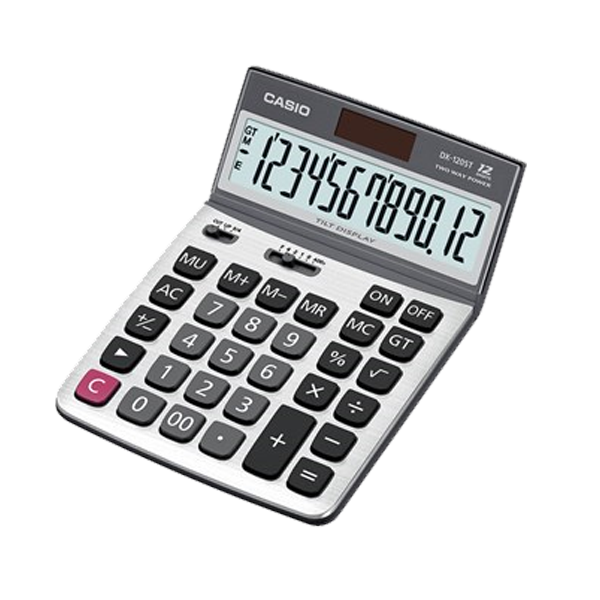 Casio Hesap Makinesi Masa Üstü 12 Hane Ax-120St