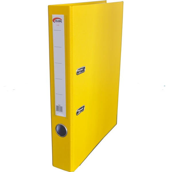Elba Büro Klasör Dar Plastik Sarı - 30'lu Koli